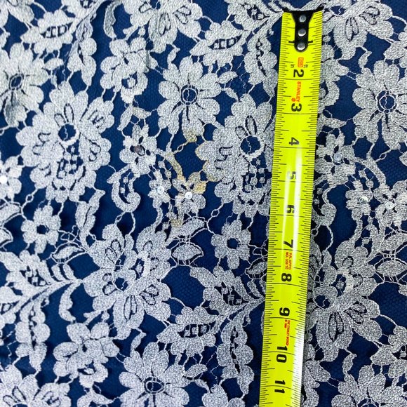 Vintage Lace Slip Dress Farah Talib Aziz Tunic Saree Traditional Indian Unique - Picture 15 of 15